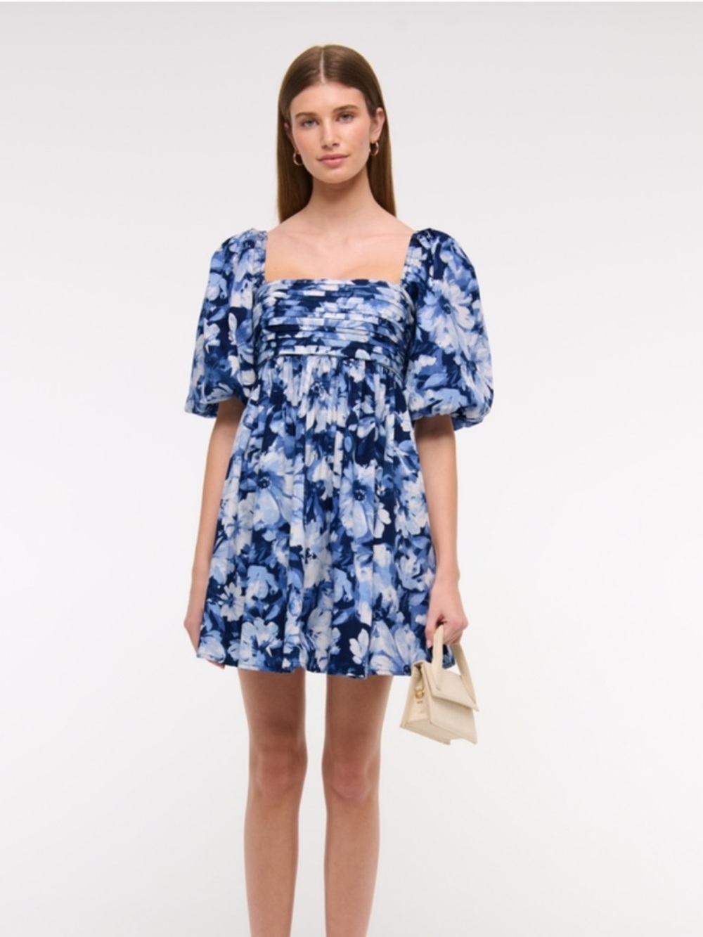 Abercrombie & Fitch Emerson Waisted Poplin Mini Dress size XS - Picture 4 of 5